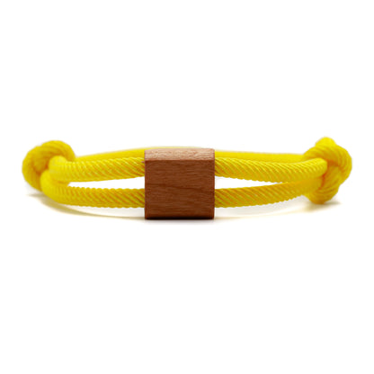 Pulsera surfera minimalista grabada a laser