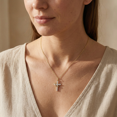 Sun Amulet choker with natural aventurine stone plated in 18k gold 