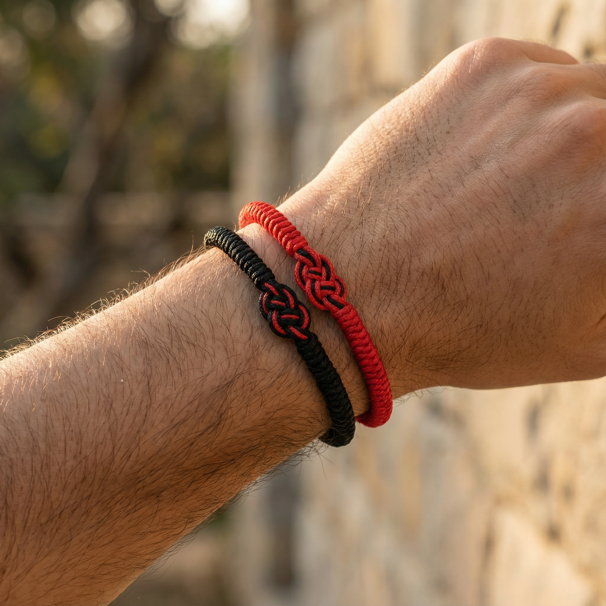 ARMONÍA - Pulseras de nudos budistas de la suerte