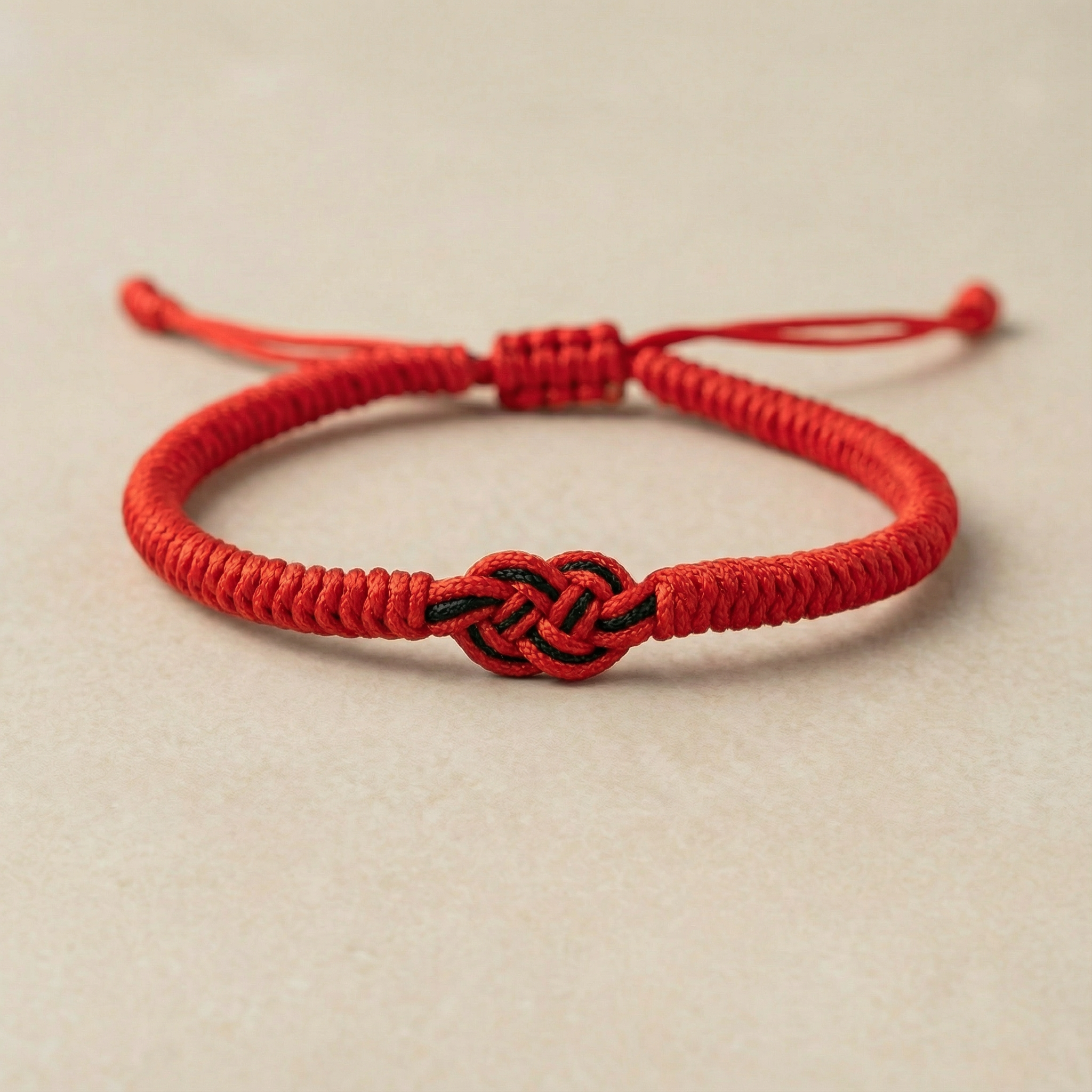 HARMONY - Set of handmade Buddhist Lucky Knot Bracelets