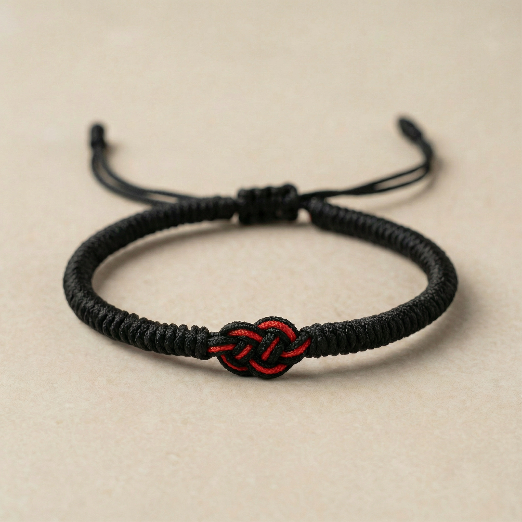 HARMONY - Set of handmade Buddhist Lucky Knot Bracelets