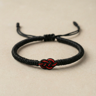 HARMONY - Set of handmade Buddhist Lucky Knot Bracelets