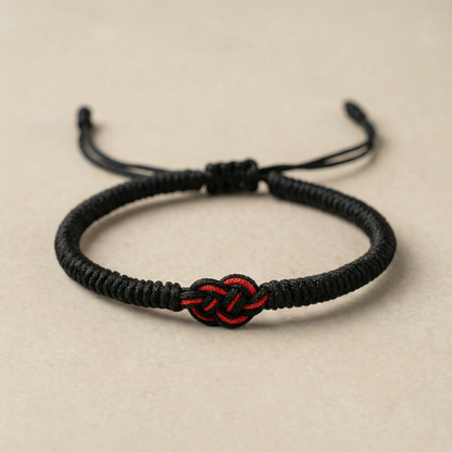 HARMONY - Set of handmade Buddhist Lucky Knot Bracelets