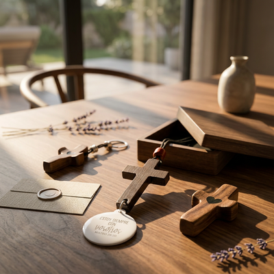 Pack de Fe y Conexión | Llavero, Coche y Mano | Lleva Tu Luz a Todas Partes.