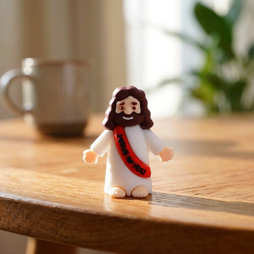 Mini Figuras de Jesús | Decoración Cristiana | Recuerdos Bautizo, Comunión y Confirmación