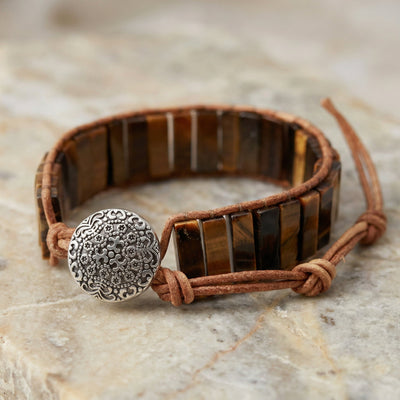 BOHO BRACELET · TIGER EYE - Natural stone bracelet