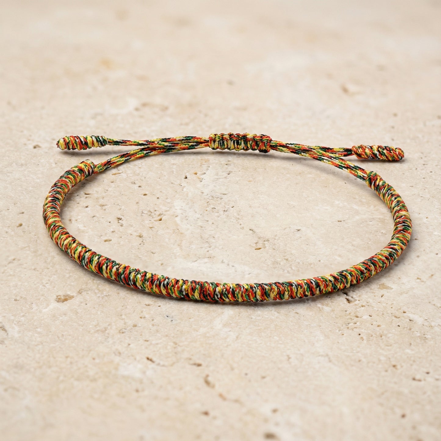 LUCK - Handmade Lucky Buddhist Knot Bracelet 