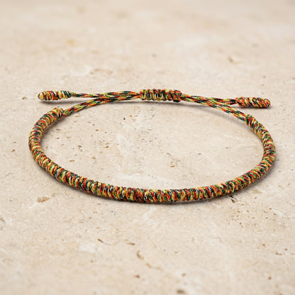 LUCK - Handmade Lucky Buddhist Knot Bracelet 