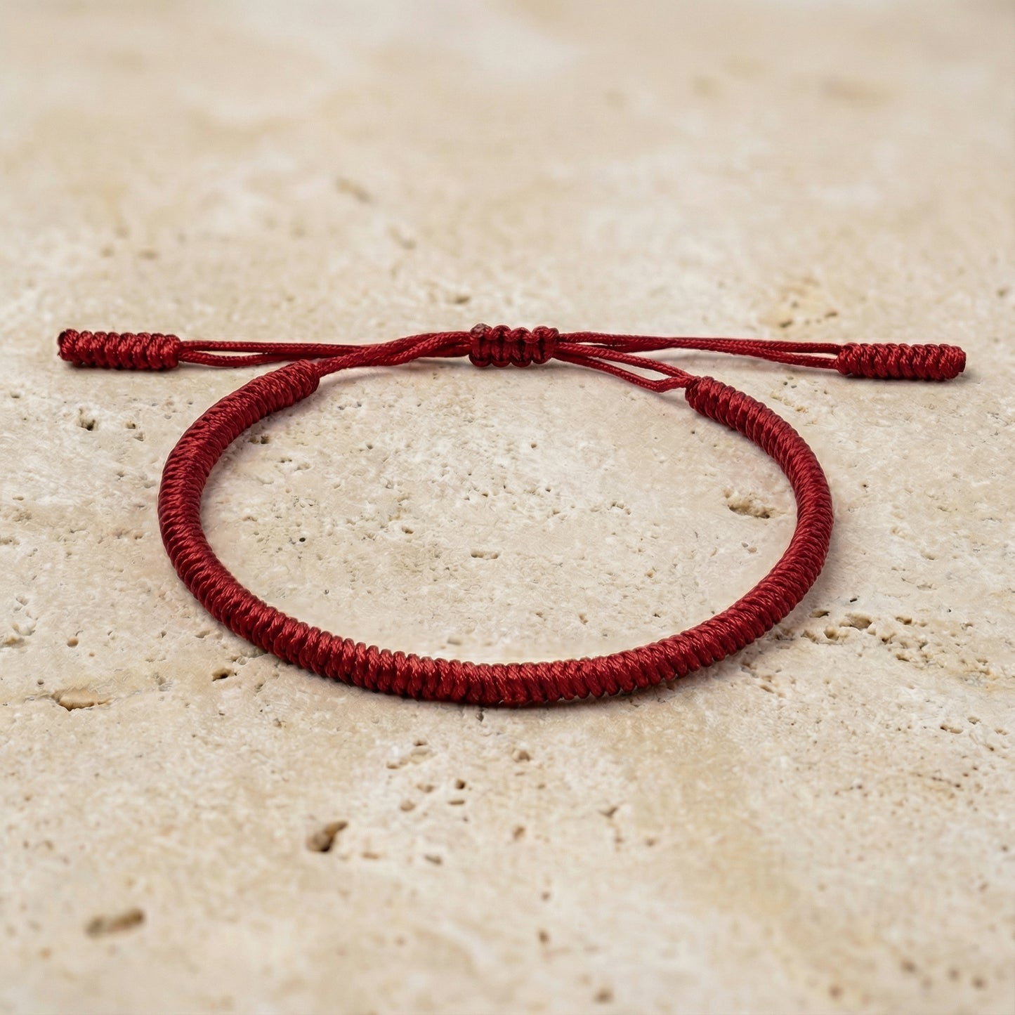 LUCK - Handmade Lucky Buddhist Knot Bracelet 