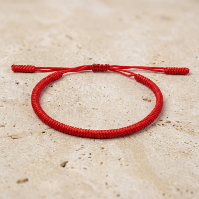 Pulsera Budista de Nudos Hecha a Mano | Protección, Suerte y Energía