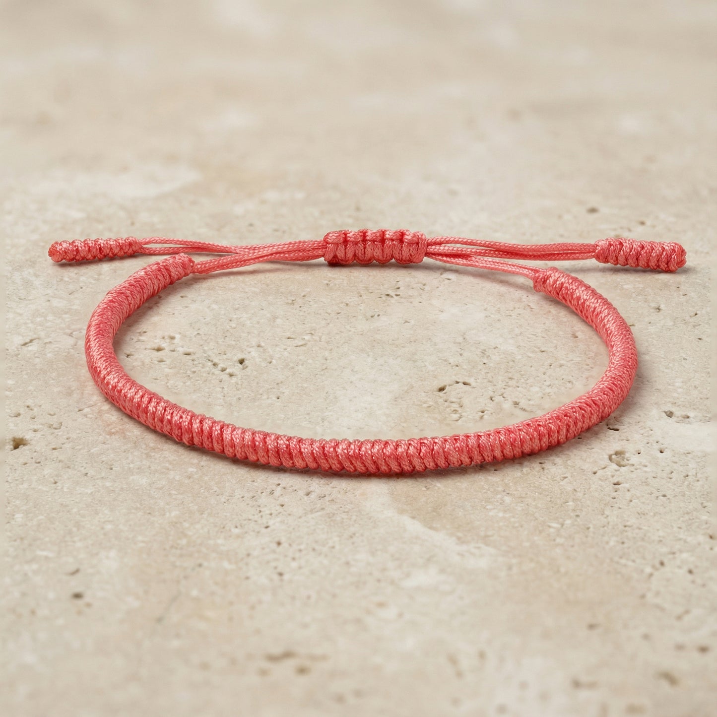 LUCK - Handmade Lucky Buddhist Knot Bracelet 
