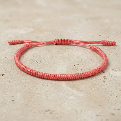 LUCK - Handmade Lucky Buddhist Knot Bracelet 