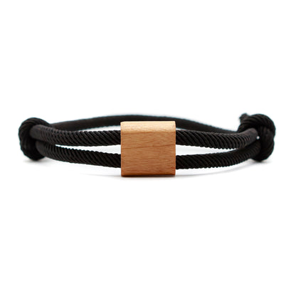 Pulsera surfera minimalista grabada a laser