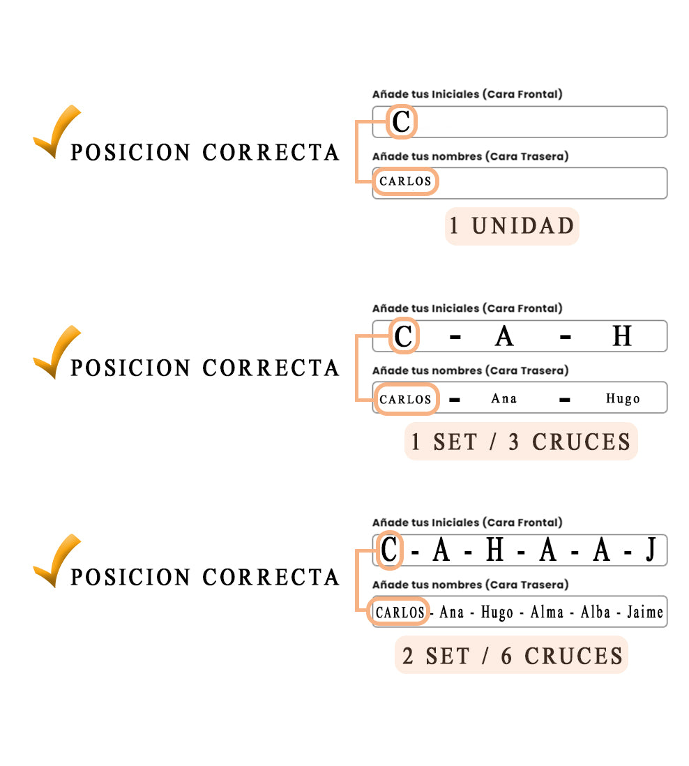 Cruz de Madera Grabada a Láser con Nombre y Inicial | Un Símbolo Único y Personal