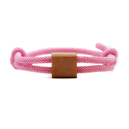 Pulsera surfera minimalista grabada a laser