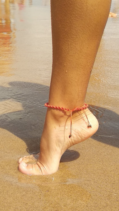 Red bracelet seven knots, red bracelet 7 knots of luck , KABBALAH,protection,