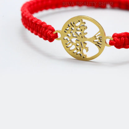 Pulsera Arbol de la Vida, macrame, proteccion.