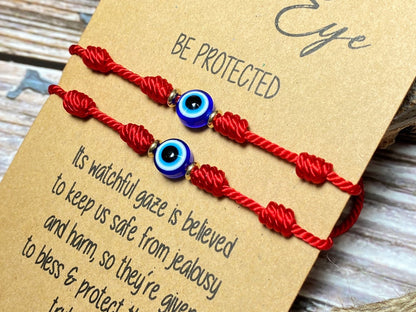 Pulsera Ojo Turco 7 nudos, proteccion. Exclusiva Riva Beauty Shop